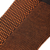 Marron Fonc Orange Caviar Super Solide Laine Coton