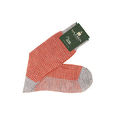 Gris Clair Orange Super Solide Laine