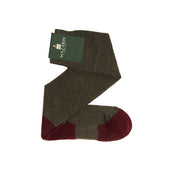 Kaki Bordeaux Laine