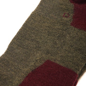 Kaki Bordeaux Laine