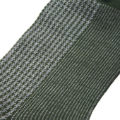 Vert Gris Pied De Poule Super Solide Fil D Cosse