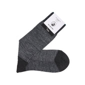 Anthracite Gris Clair Pied De Poule Lin Mazarin X Scavini