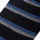 Noir Gris Bleu Coton