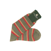 Kaki Camel Rouge Coton