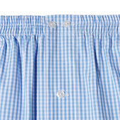 Cale On Ciel Et Blanc Motif Vichy Coton