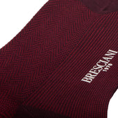 Bordeaux Rouge Chevrons Fil D Cosse