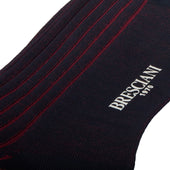 Bleu Marine Rouge Fil D Cosse