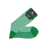 Vert Blanc Rayures Transat Super Solide Fil D Cosse