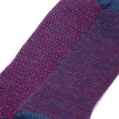 Bleu Fuchsia Caviar Super Solide Laine Coton