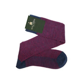 Bleu Fuchsia Caviar Super Solide Laine Coton