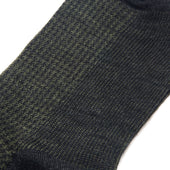 Gris Kaki Pied De Poule Super Solide Laine Mazarin X Scavini