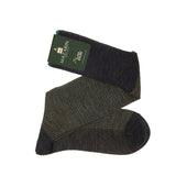 Gris Kaki Pied De Poule Super Solide Laine Mazarin X Scavini