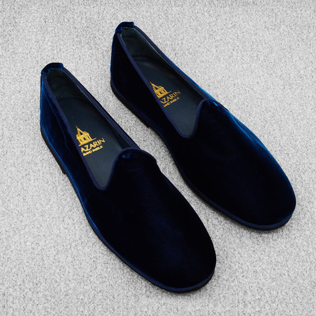 Furlanes bleu marine - Velours