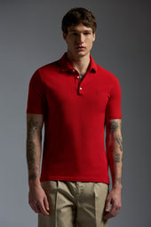 Garment Dyed Cotton Piquet Short Sleeve Polo