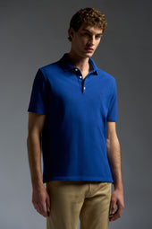Garment Dyed Cotton Piquet Short Sleeve Polo