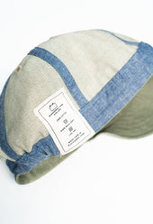 Mechanics Green Denim Cap