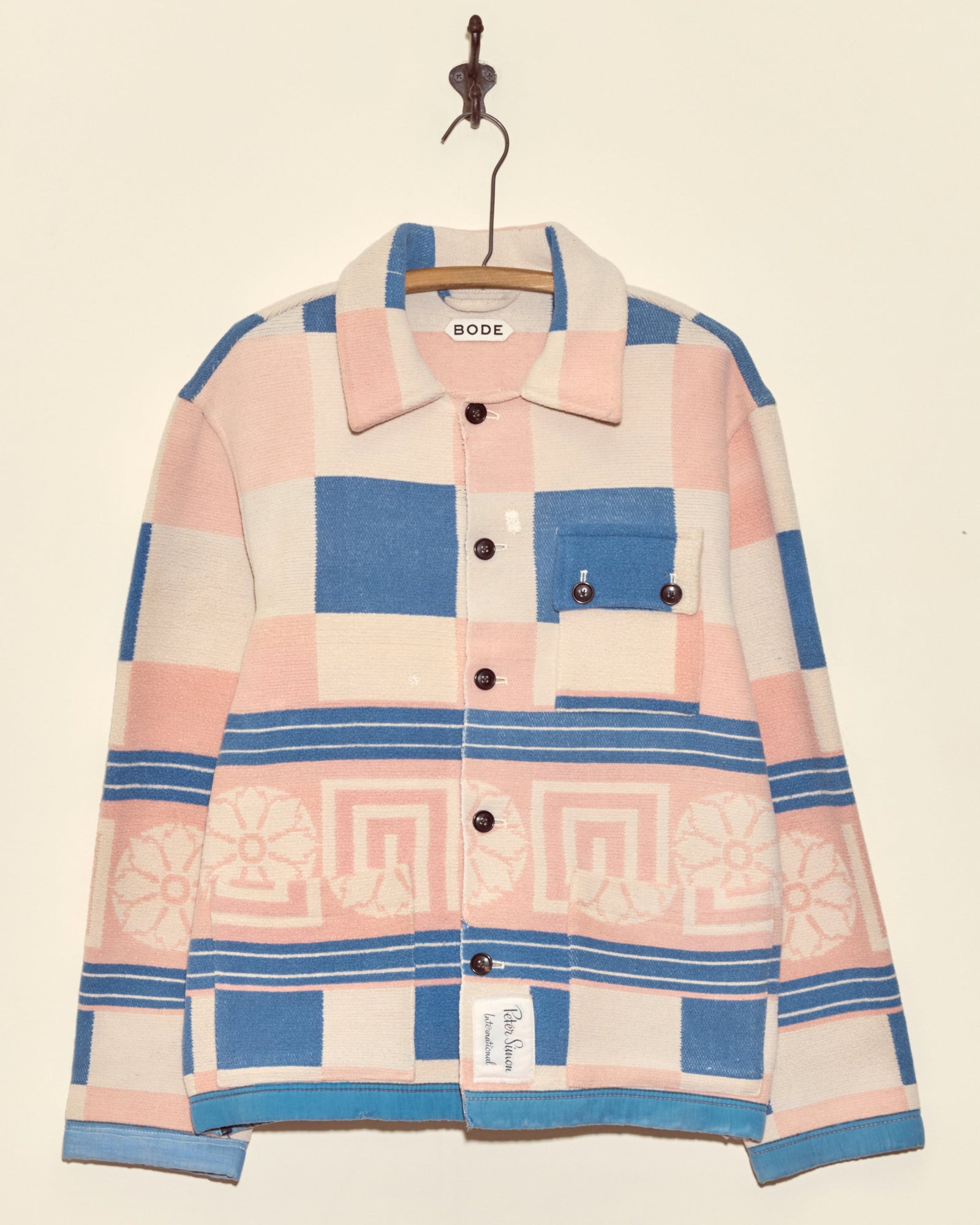 Medallion Checker Jacket S M