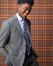 Kincaid No 3 Suit In Mid Grey High Twist