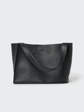 Doublet Leather Medi Bag in Darkest Navy