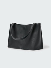 Doublet Leather Medi Bag In Darkest