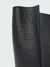 Doublet Leather Medi Bag In Darkest