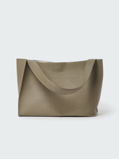 Doublet Leather Medi Bag In Elephant