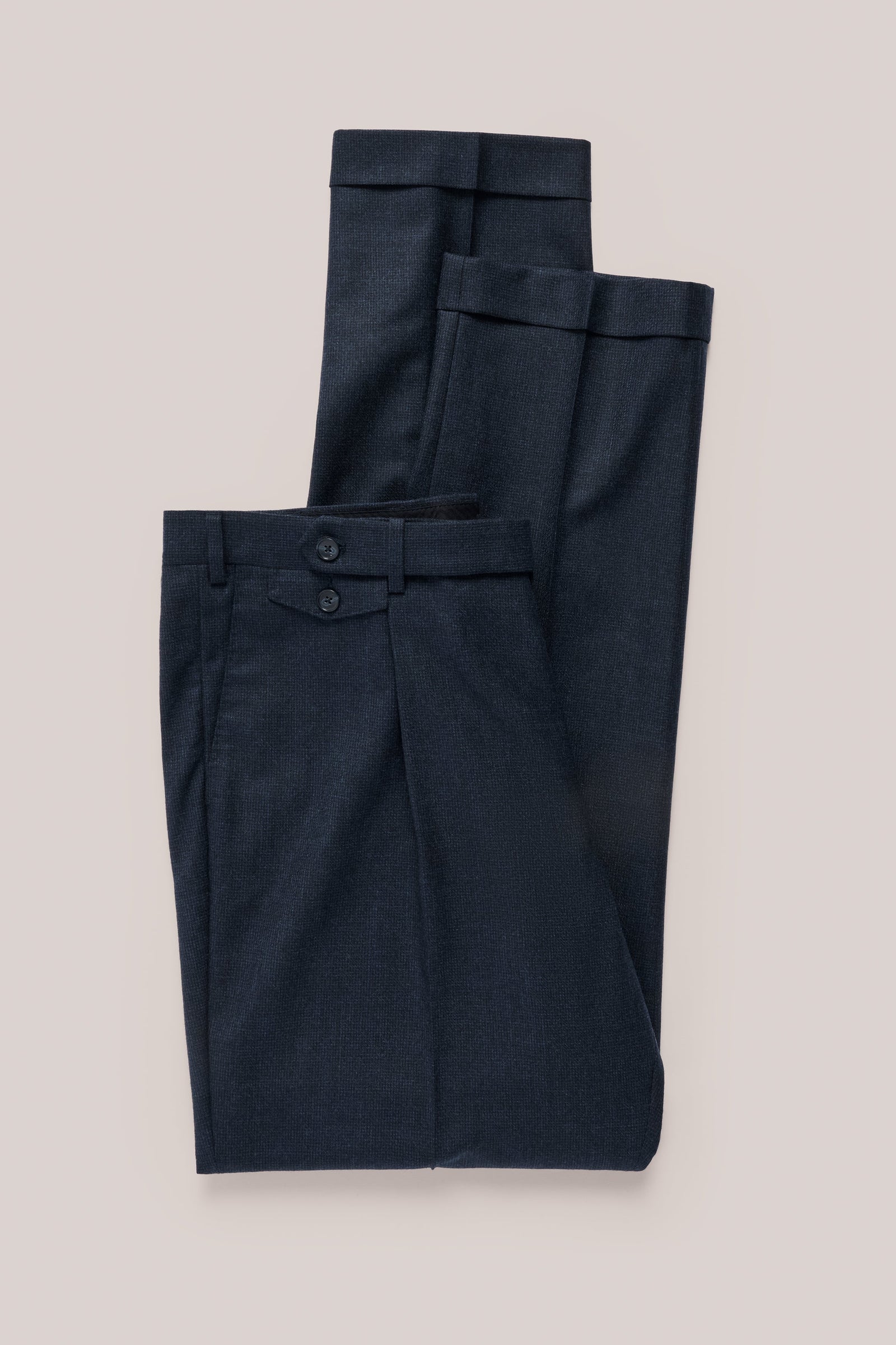Collins Suit Trousers Wool Cashmere Melange