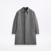 Dunkeld Houndstooth Wool Coat