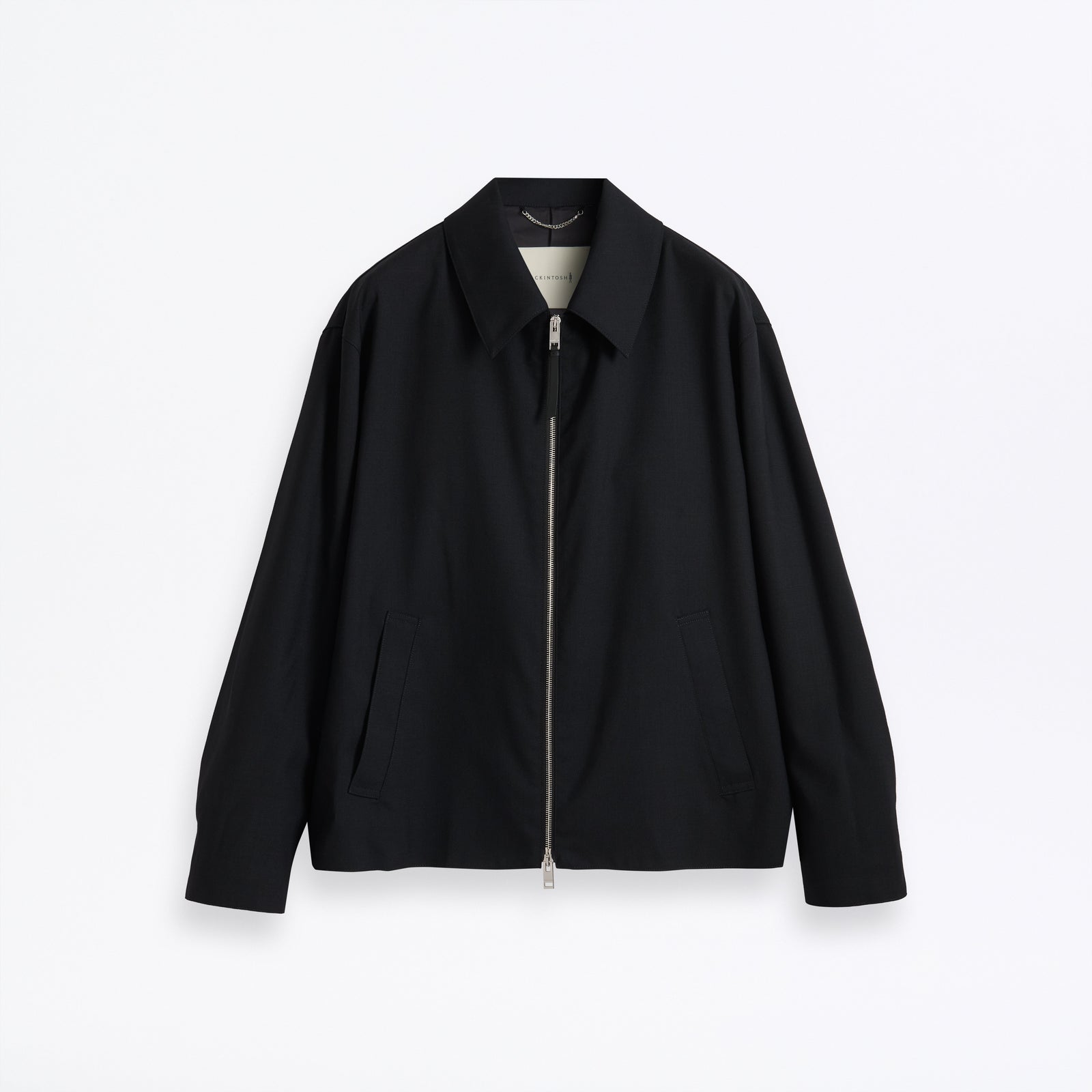 Birgham Wool Zip-up Jacket