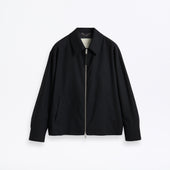 Birgham Wool Zip-up Jacket