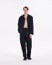 Birgham Wool Zip-up Jacket