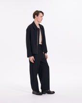 Birgham Wool Zip-up Jacket