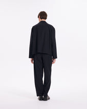 Birgham Wool Zip-up Jacket