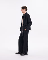 Birgham Wool Zip-up Jacket