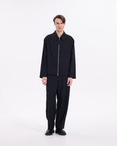 Birgham Wool Zip-up Jacket