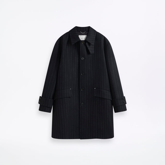 Humbie Wool Chalkstripe Coat