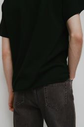 Men's Band Tee in Black