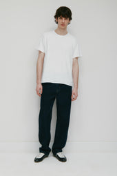 Men's Band Tee in White
