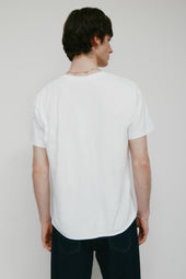Men's Band Tee in White