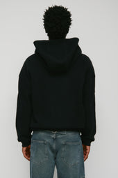 Men's Cozy Zip Hoodie in Black
