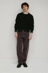 Men's Dahab Rollneck Sweater in Black