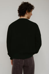 Men's Dahab Rollneck Sweater in Black