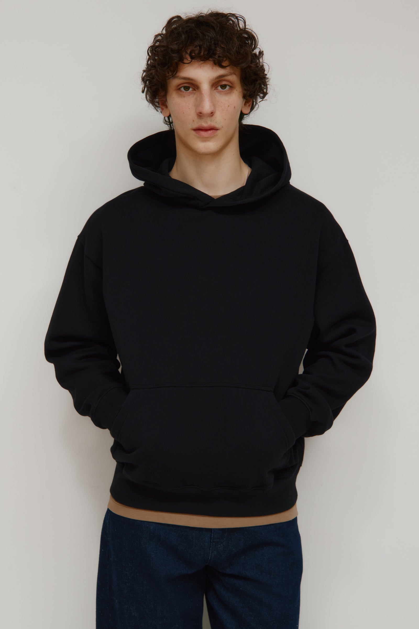 Men's Essential Hoodie in Black