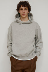 Men's Essential Hoodie in Heather Grey