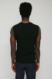 Men's Fitted Tank in Black