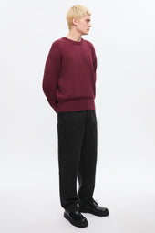 Hamatah Sweater in Burgundy Melange