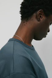 Men's Heavyweight Box Crew in Dark Slate