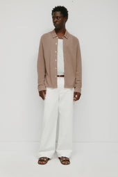 Men's Luxor Jersey Shirt in Taupe