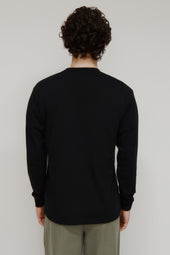 Men's Midweight Longsleeve in Black