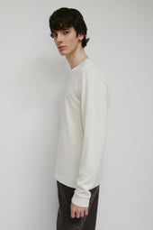 Men's Midweight Longsleeve in Marshmallow